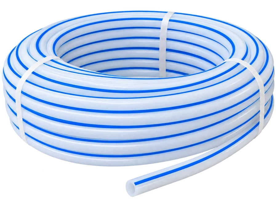 Tubo PE-Xb com listra azul